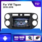 HD Экран автомобильный dvd-плеер на основе Android GPS навигации для Volkswagen VW Tiguan 2010 2011 2012 2013 2014 2015 2016 Авто Радио Стерео FM