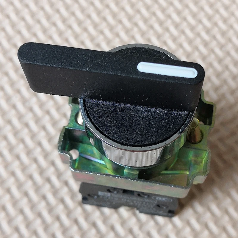 ZB2 BE101C ручной переключатель 22 мм Фиксация 2 NO 3 поворотные переключатели 240