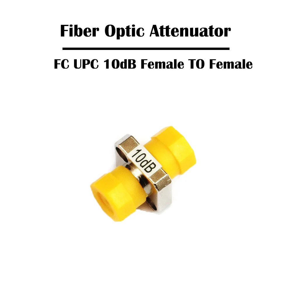 FC фиксированный фланец волокно аттенюатор 3 дБ 5 10 15 SM Одномодовый симплексный FTTH