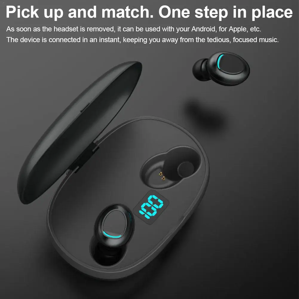 Беспроводные наушники T3S бинауральные водонепроницаемые Bluetooth-наушники TWS 5 0