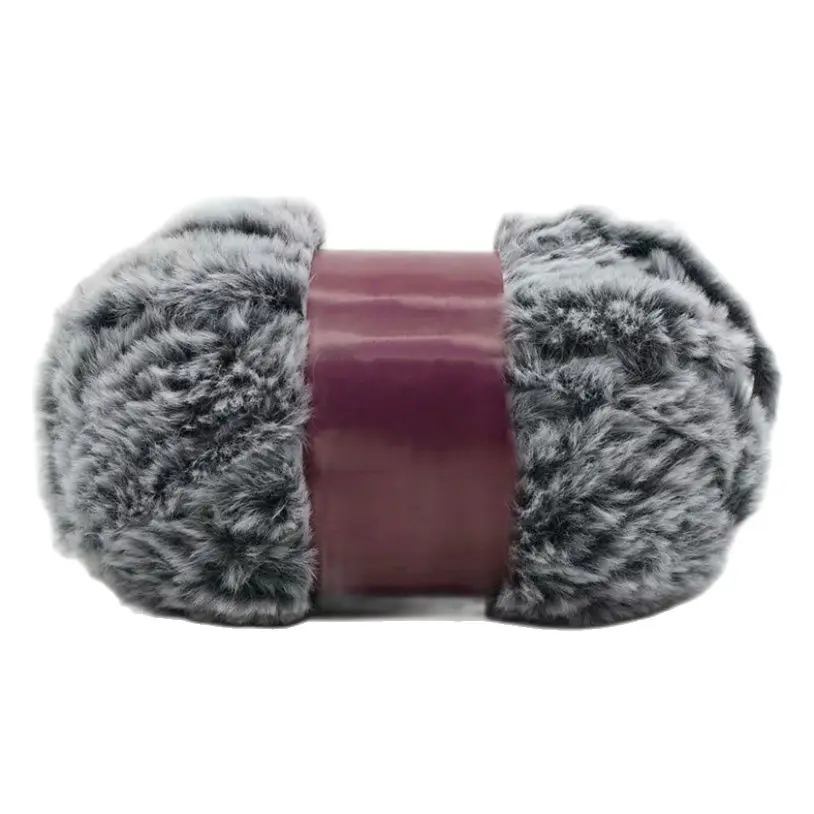 100g с искусственным мехом пряжа шерстью норки длинные плюшевые удобные мягкие