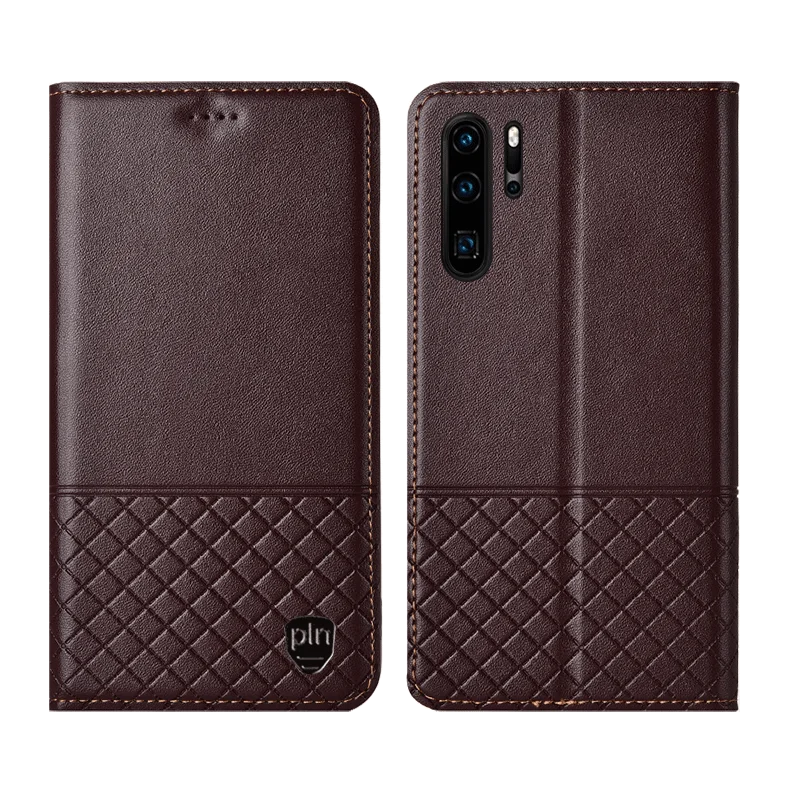 

Genuine Leather Phone Bag Card Slot Holder Case For Huawei P30 Pro Flip Case For Huawei P30/Huawei P30 Lite Magnetic Flip Cover