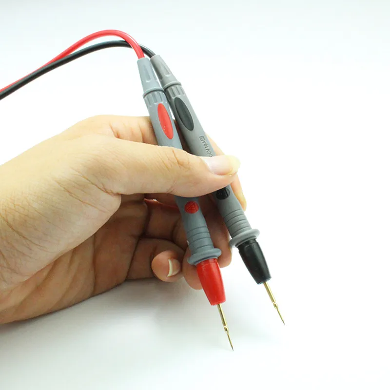 Универсальный мультиметр тестер ручка провод медный Сверхтонкий наконечник 1000 в 20A длина 1,1 м - Color: Type A