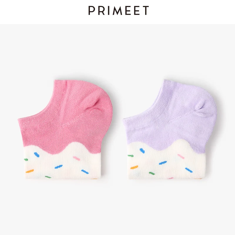 Оригинальные женские носки Primeet модные милые в Корейском стиле карамельных