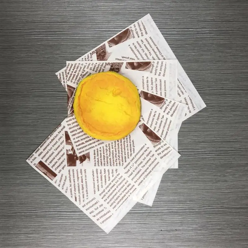 200 шт одноразовые Сэндвич Оберточная Бумага треугольный мешок жареная пищевая