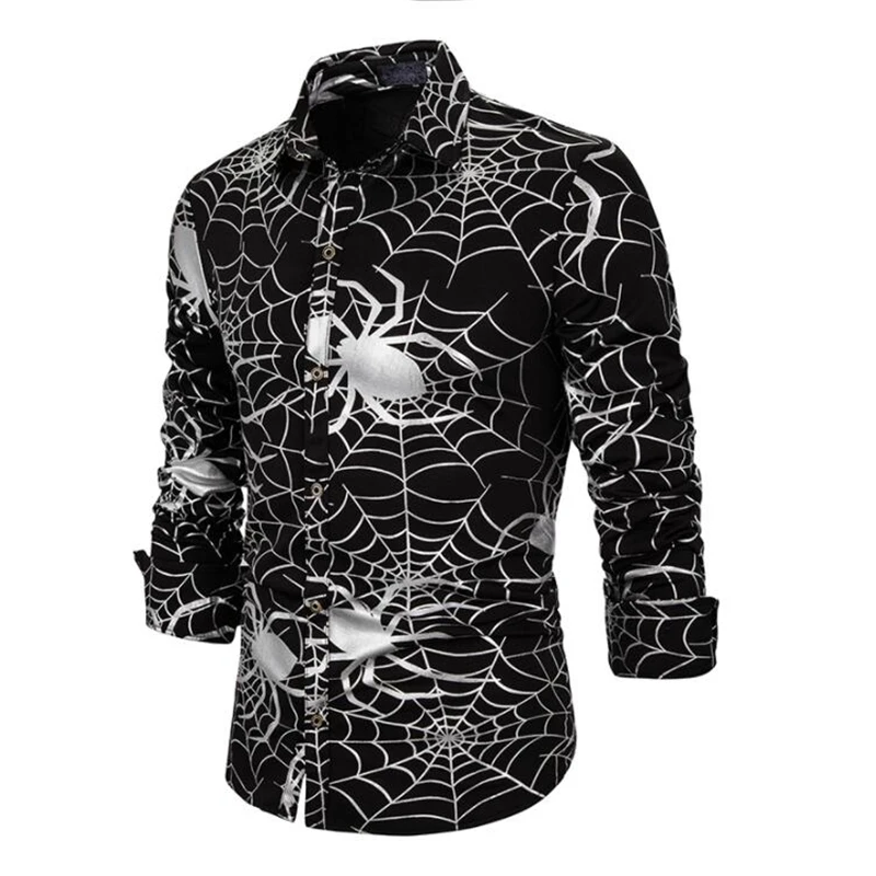 

2021 new mens flower shirts S M L XL XXL man tops fashion casual shirt men black red gold men shirt