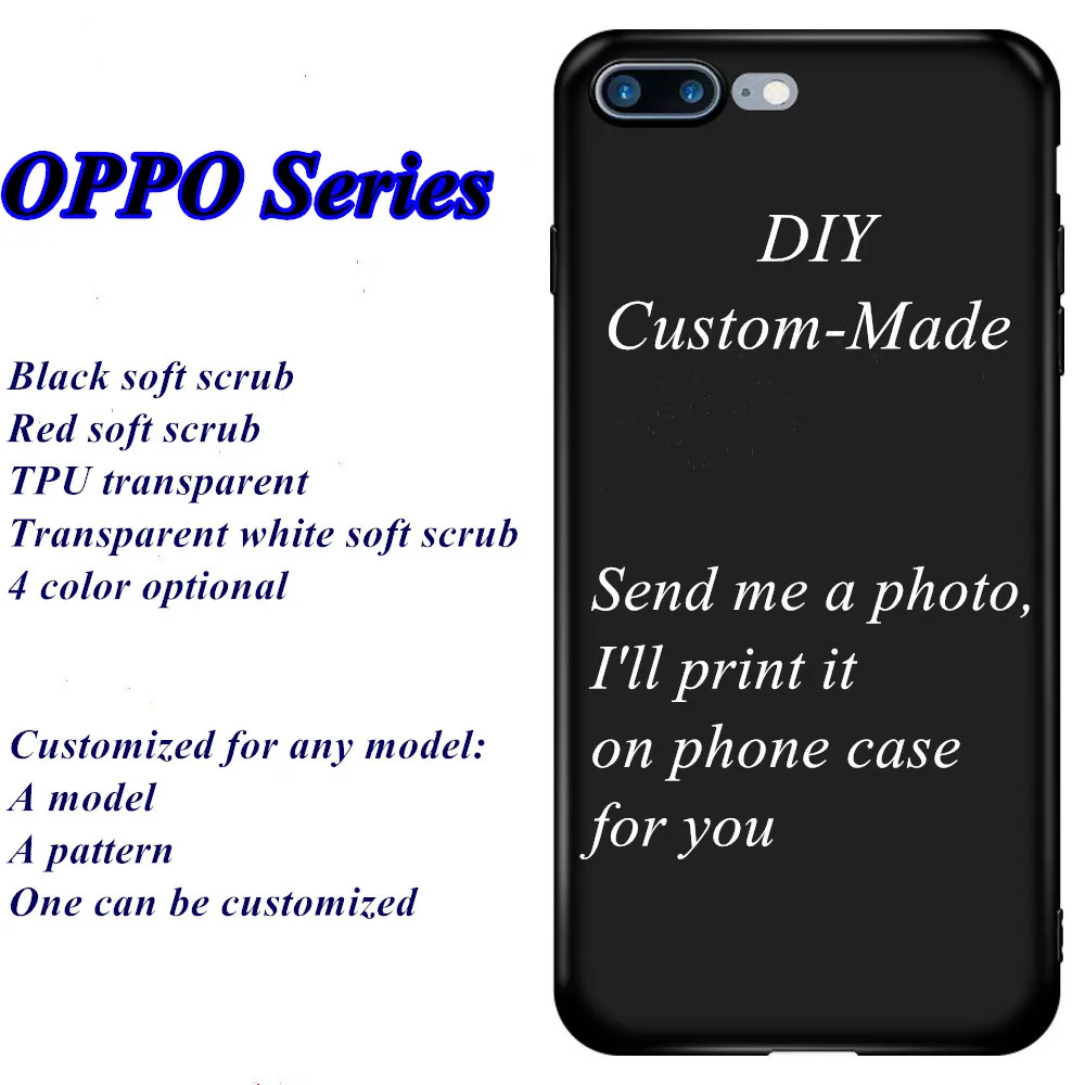 DIY Фото заказной дизайн печати чехол ТПУ для Oppo серии на заказ телефона| |