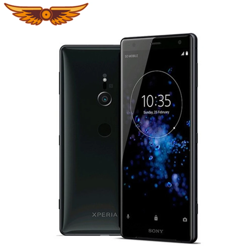 H8416 Оригинальный сотовый телефон Sony Xperia XZ3 6 0 дюйма Восьмиядерный 4 Гб ОЗУ 64 ПЗУ