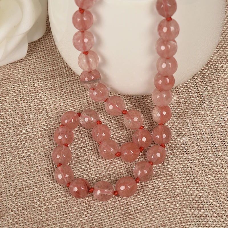 Красивые цветные бусины с красным арбузом 10 мм ожерелье из хрусталя 18 дюймов