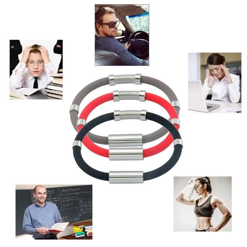 Регулируемый антистатический силиконовый браслет статический Магнитный