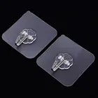 Универсальный Водонепроницаемый Прозрачный крепкий клеевой крючок за дверью для кухни, не оставляющие следов крючки, настенные клеевые крючки для ванной комнаты