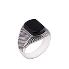 Мужские блестящие кольца в стиле панк-рок