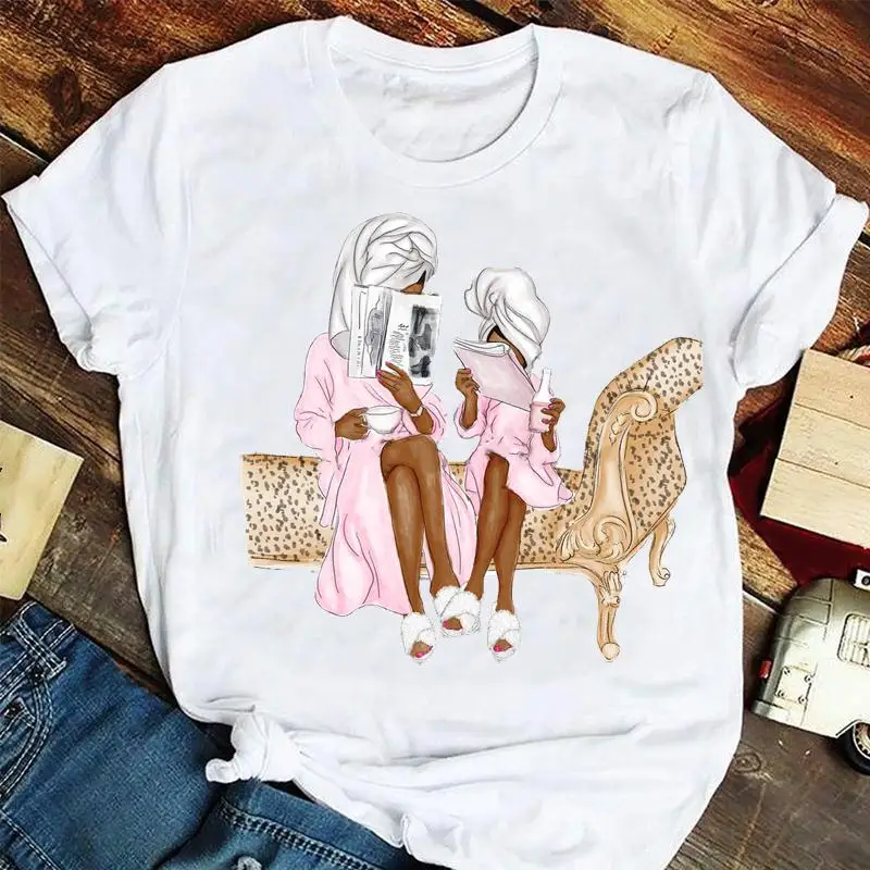 

Women Fashion 90s Mother Mom Mama Floral Flower Summer Tshirts Fashion Clothes Stylish T Top Lady Print Summer Tee T-Shirt