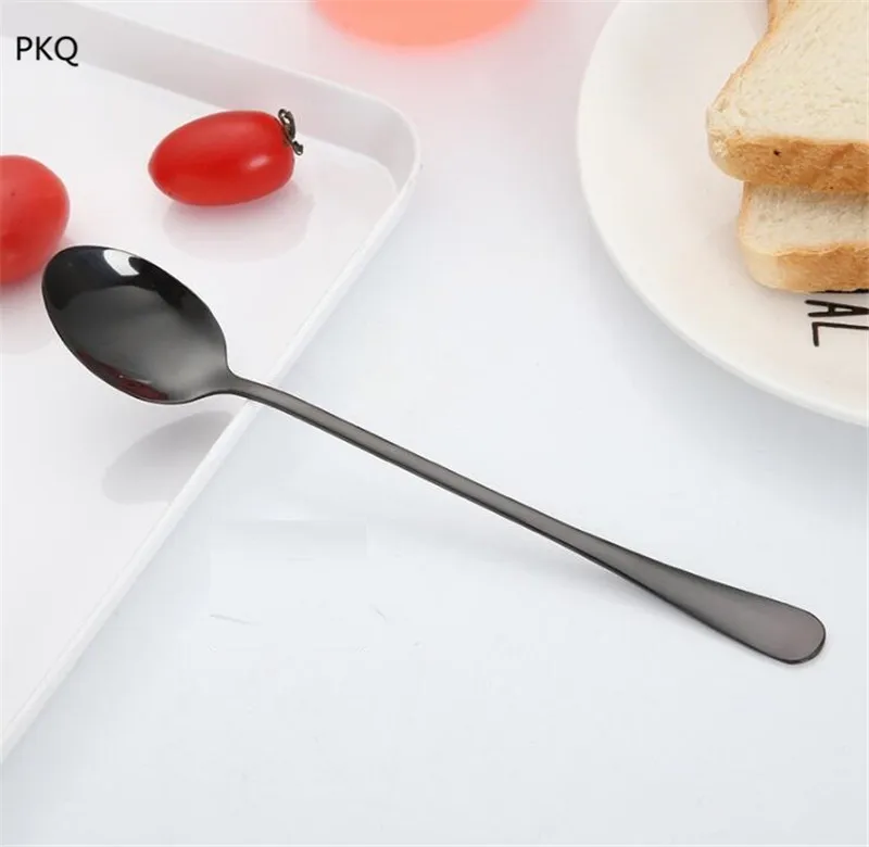 Кофейная ложка с длинной ручкой кофейная из нержавеющей стали для перемешивания