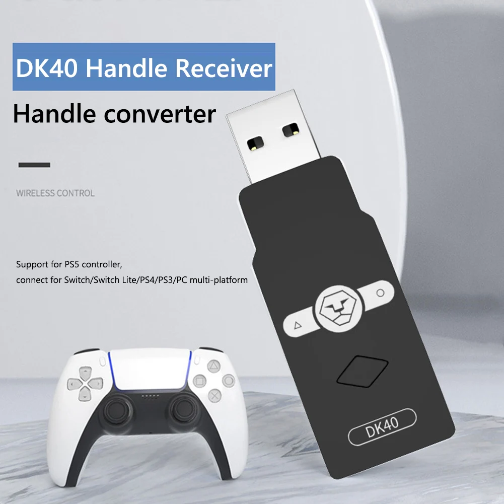 

Gamepad Converter Receiver for PS5 PS4 PS3 Switch Xbox One/Nintendo Pro Switch Xbox Bluetooth-compatible Wireless Adapter NEW