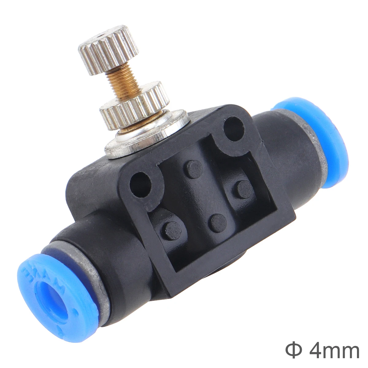 4 мм черные регулируемые пневматические компоненты быстроразъемный ручной