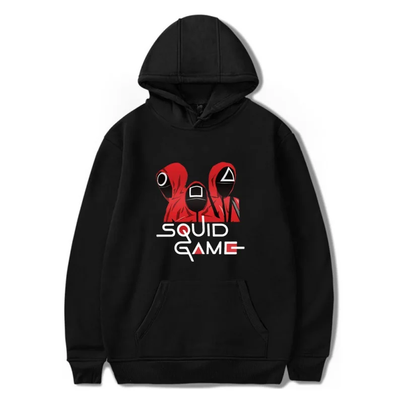 

Korean Tv Show Squid Game Hoodies Man/Women Autumn Long Sleeve Pullover Tops Harajuku Sweatshirts Casual Clothes Anime Hoodies
