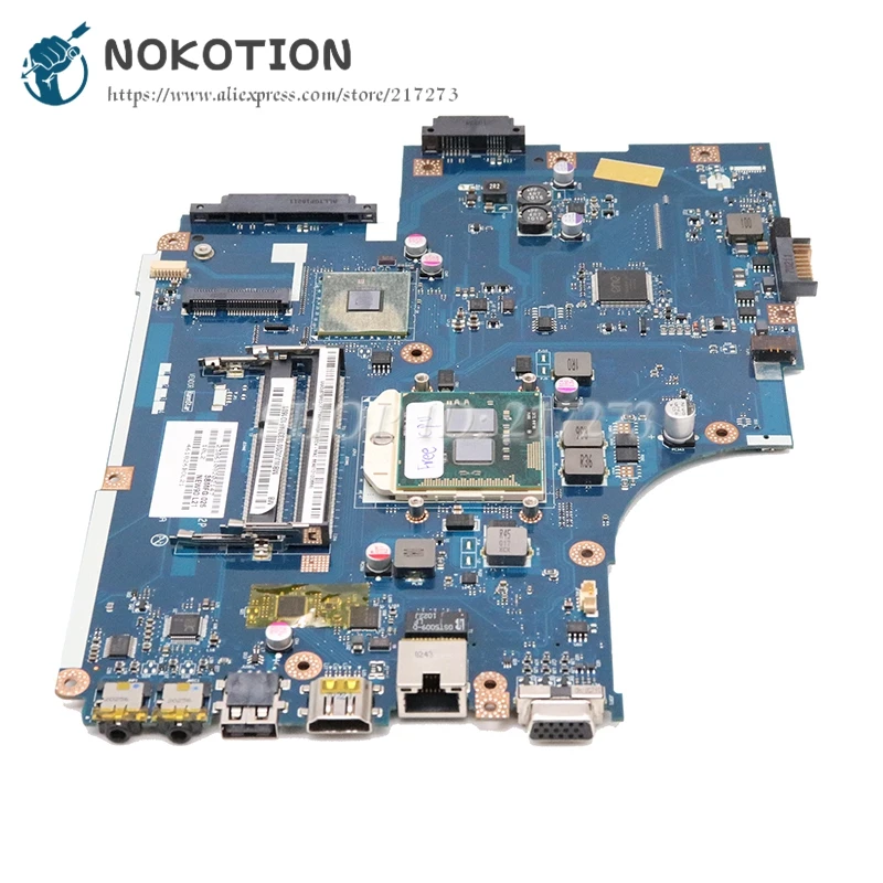 NOKOTION MBWJU02001 MB. WJU02.001 для acer aspire 5741 5741zg 5742 5742G материнская плата для ноутбука NEW70 LA-5892P HM55 DDR3 Бесплатный процессор