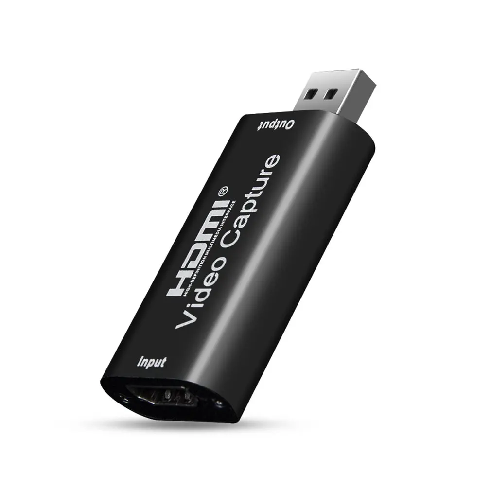 

USB2.0 HDMI-compatible Capture Card Supports Obs Live Recording Box Adapter Card HD Capture Teaching Recording Medical Imaging