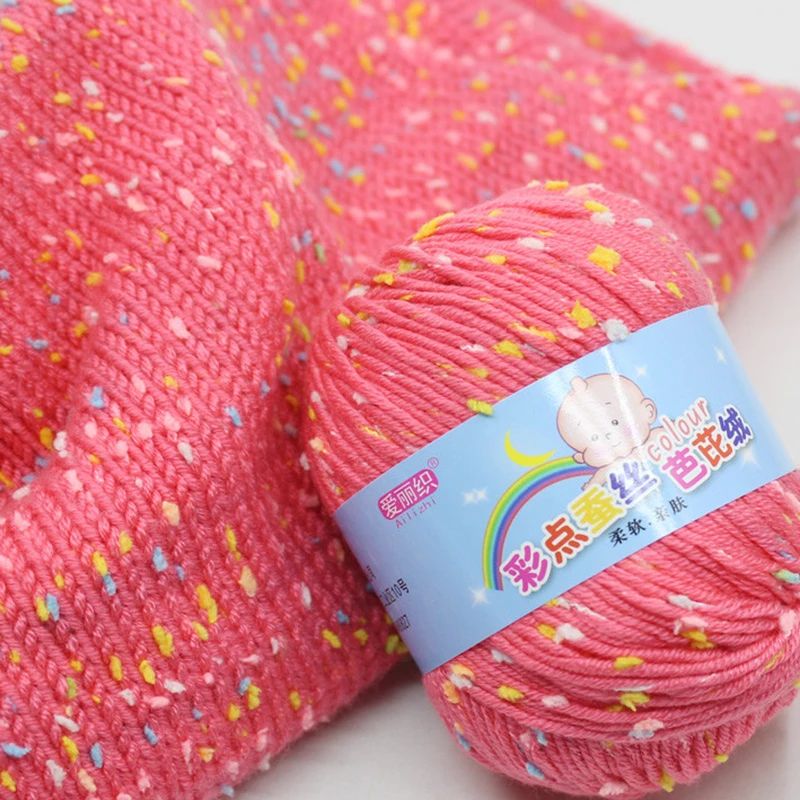 2 шт. детская хлопок кашемир пряжа для ручная вязка крючком камвольная шерстяная