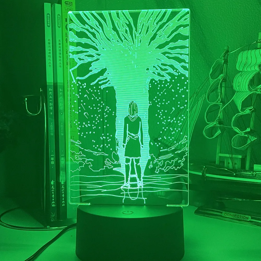 

Светодиодная 3d-лампа «атака на Титанов» для спальни