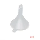 10 шт. маленькая пластиковая мини-бутылка для парфюма диффузор Жидкость Масляные воронки лабораторная бутылка с узким горлом упаковка вспомогательный инструмент Узкий Тонкий