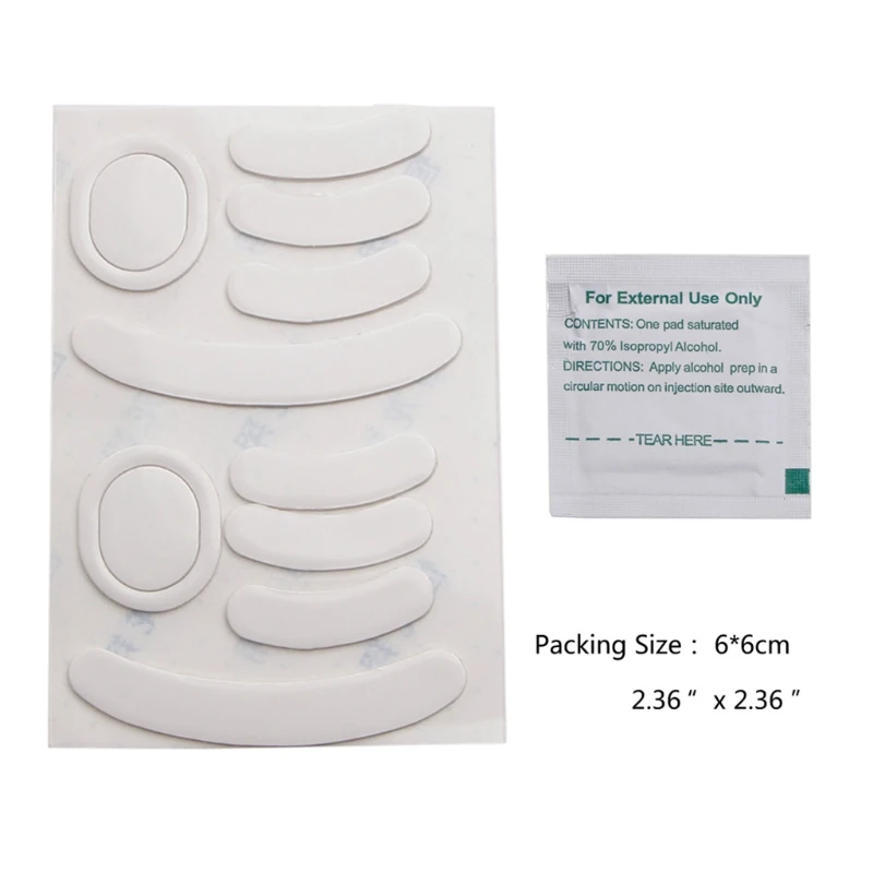 

67JA Mouse Skates Pads 2Pack Rounded Curved Edges Mouse Feet Replacement Compatible with logitech- G Pro Wireless Mouse