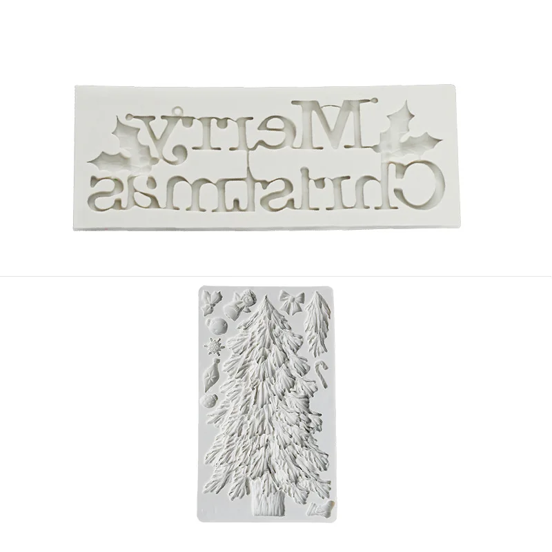 Силиконовая форма для рождественской елки оленя помадки торта шоколадного