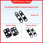 Стеклянная крышка для объектива задней камеры 2 шт.лот, Xiaomi 10 с наклейкой на клейкой основе для Xiaomi Mi 10 lite MI10 PRO, запасные части