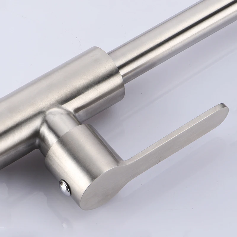 Классический кухонный кран смеситель для раковины с поворотным носиком