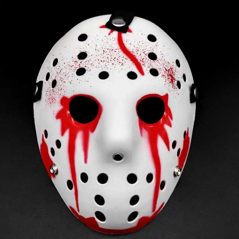 blood Стильные Jason Voorhees Friday the 13th Horror Hockey страшная маска на Хеллоуин Вечерние Маски - Цвет: blood