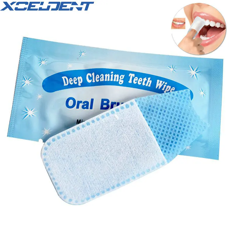 10 шт. салфетки для глубокой чистки зубов и гигиены полости рта|Отбеливание зубов|