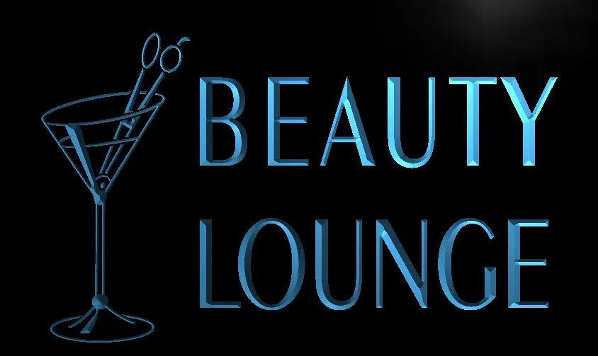 Ножницы для салона красоты S131 Коктейльные светодиодные световые знаки|Таблички