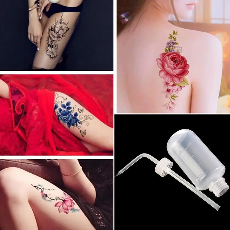 

Tattoo color bottle spray bottle Tattoo cleaning 250ML bottle empty G9N0