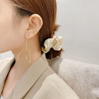 cold wind creative french design earrings personality trend simple butterfly earrings exaggerated temperament hollow earrings