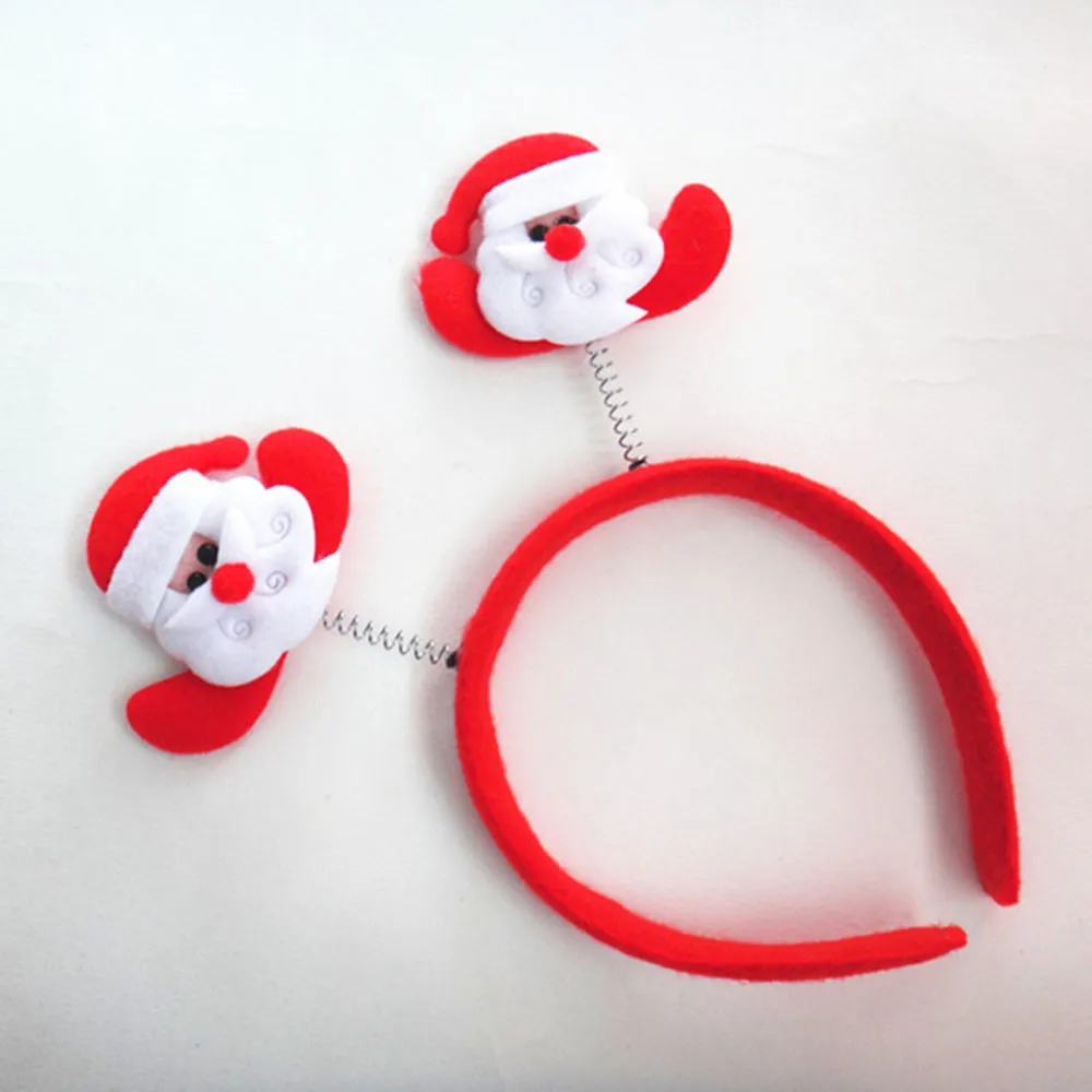 Рождественская повязка на голову с Санта Клаусом рождественские аксессуары для