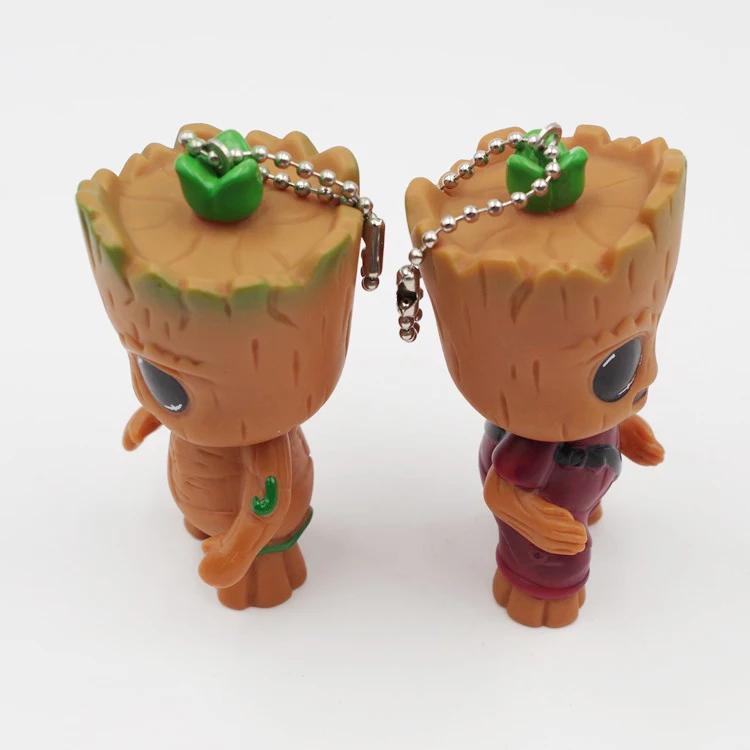 Стражи ребенок Грут брелок 2 стиля кашпо Ключ Подвески Сумка Аниме | Украшения и