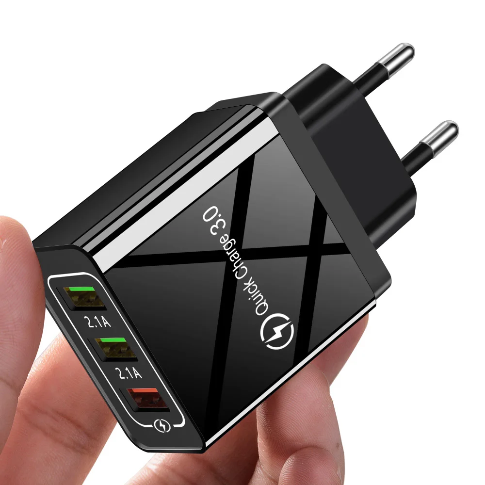 Быстрое зарядное устройство Olaf 3,0 USB для мобильного телефона samsung S7 S9, зарядное устройство s QC3.0 для Xiaomi Redmi, быстрое зарядное устройство для iPhone XS XR 8