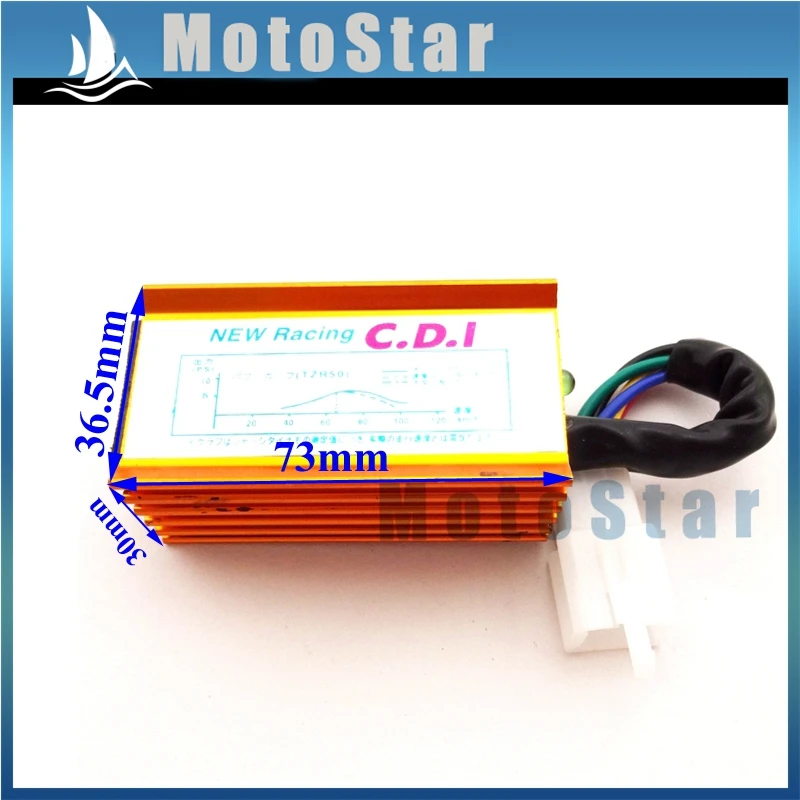Сплав 5 Pin гоночный зажигания AC CDI для 50cc 90cc 110cc 125cc Lifan двигатель ATV Quad Pit Байк