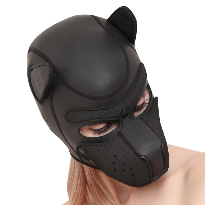 Новый Модный мягкий латексный каучук ролевая игра маска собаки щенка для