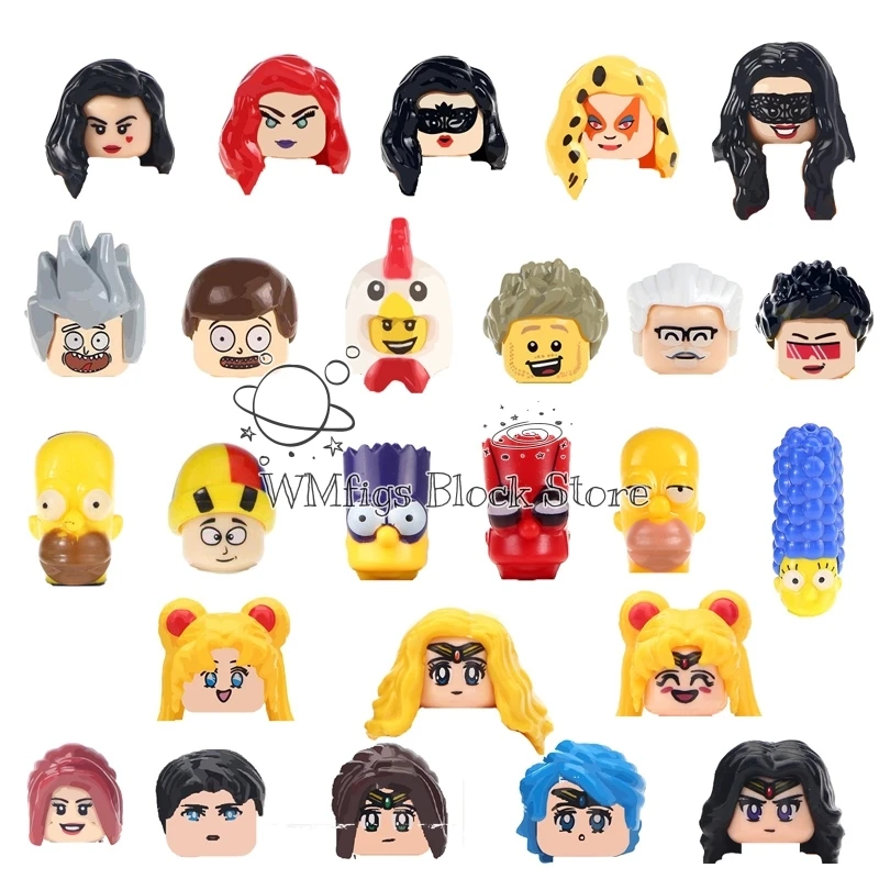 Аниме танцор из мультфильма аниме Сейлор Винус Меркурий Юпитер голова фитинги