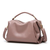 elegant boston shoulder bags for women luxury designer handbags soft pu leather female large crossbody messenger bag bolso mujer
