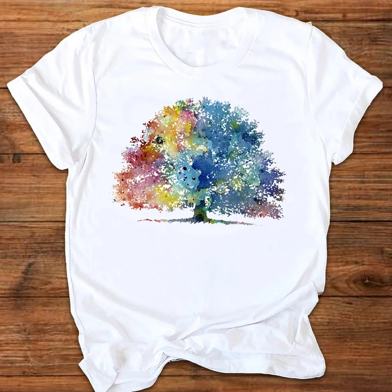 

Women Graphic Butterfly Cartoon 90s Kawaii Ladies Casual Printing Print Clothes Lady Tees Tops Female T Shirt Womens T-Shirt