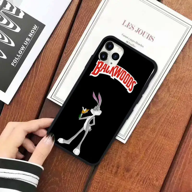 

Bugs Bunny backwoods coque Phone Case for iPhone 11 12 pro XS MAX 8 7 6 6S Plus X 5S SE 2020 XR