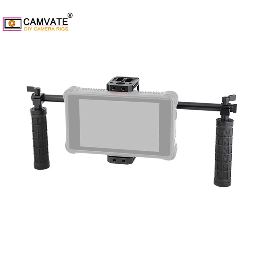 CAMVATE директора мониторы клетка Риг с двойной резиновое покрытие рукоятки &amp