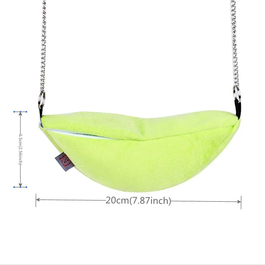 

#40 Lovely Cute Banana Shape Hanging Bed For Hamster Ferret Rabbit Animals Small Cotton Soft Sponge Sleep Nest Hanging House