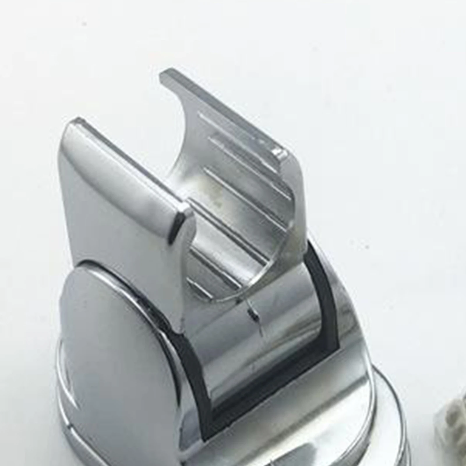 

Plastic Shower Head Handset Holder Chrome Bathroom Wall Mount Adjustable Durable