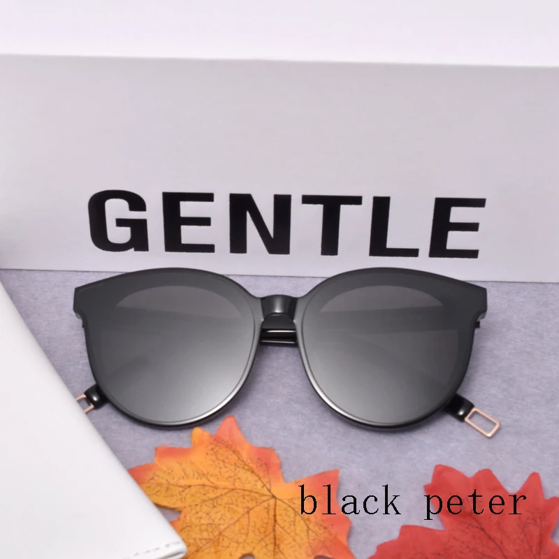 

Vintage Round Korea Brand Designer Gentle Sunglasses Women Black Peter Sun glasses Retro UV400 Eyeglasses For Men Women