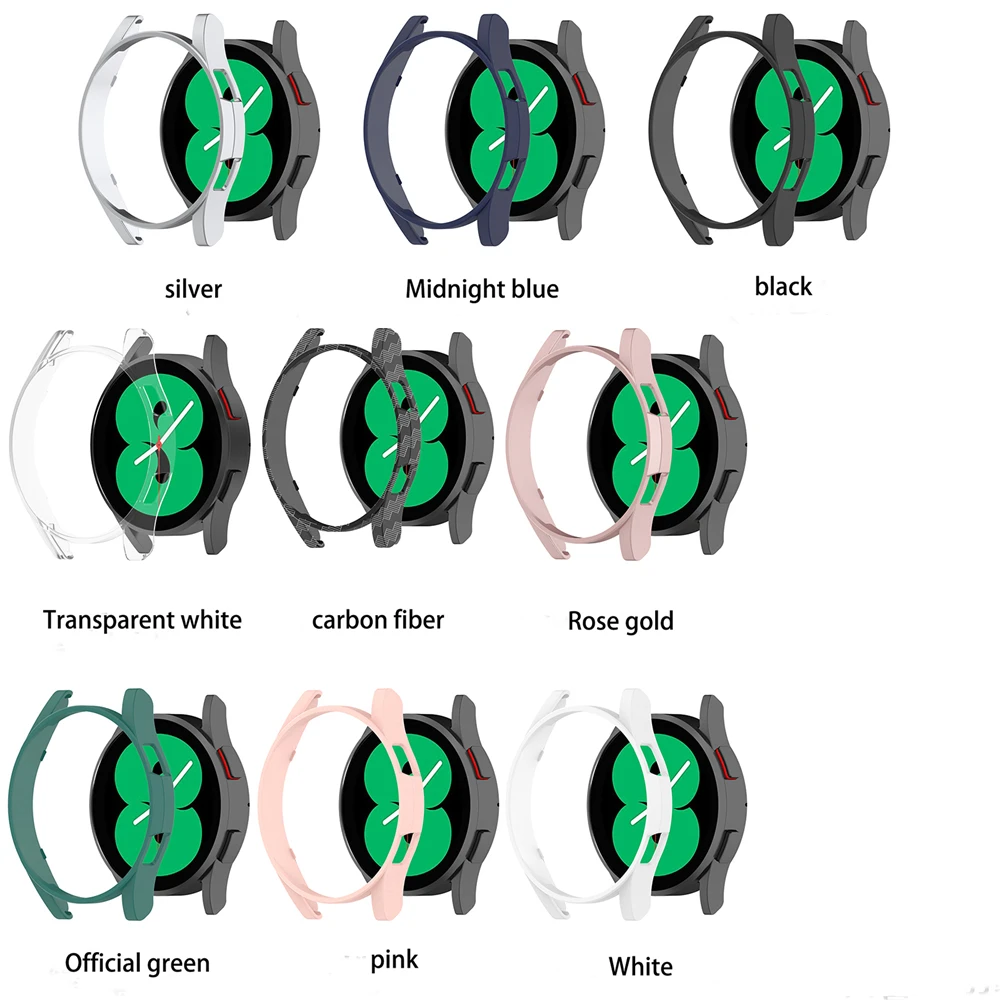 

PC Protective Shell For Samsung Galaxy watch 4 40/44mm Half Wrapped Screen Housing Case Jacket Watch Cage