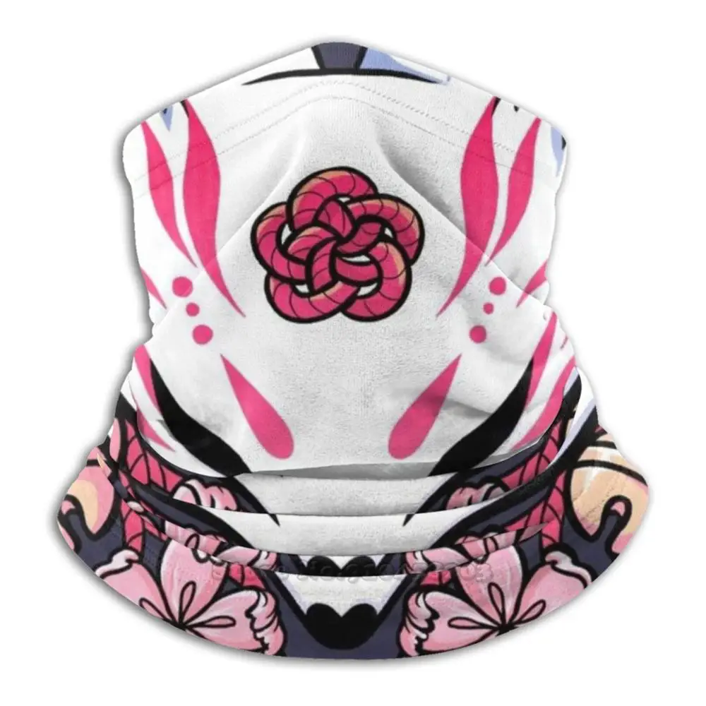 Лиса душа Kitsune 3D бандана для лица и шеи теплая мягкая флисовая маска спортивный